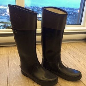 HUNTER knee high rain boots